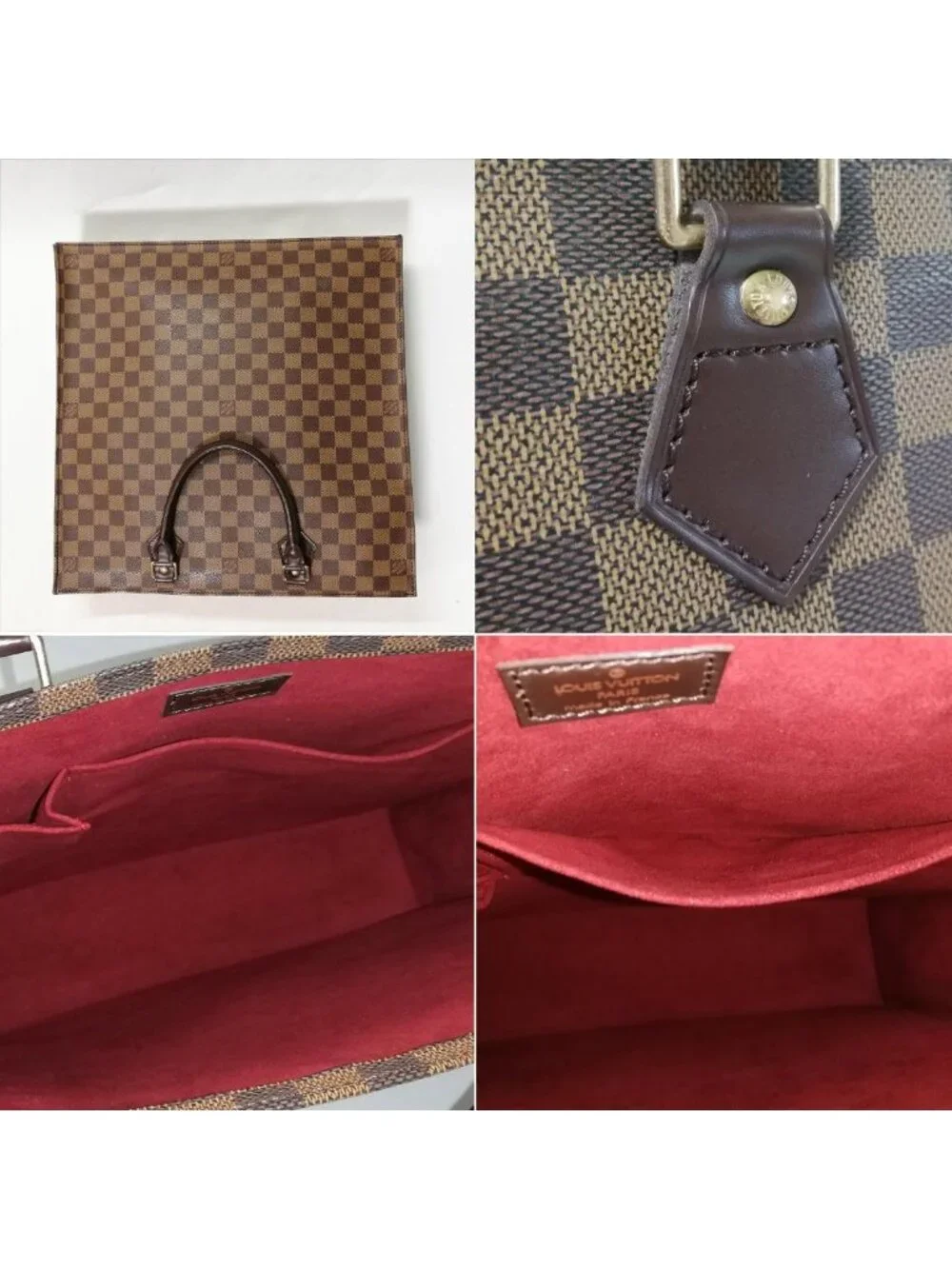 Louis Vuitton Sac Plat Tote Business Brown